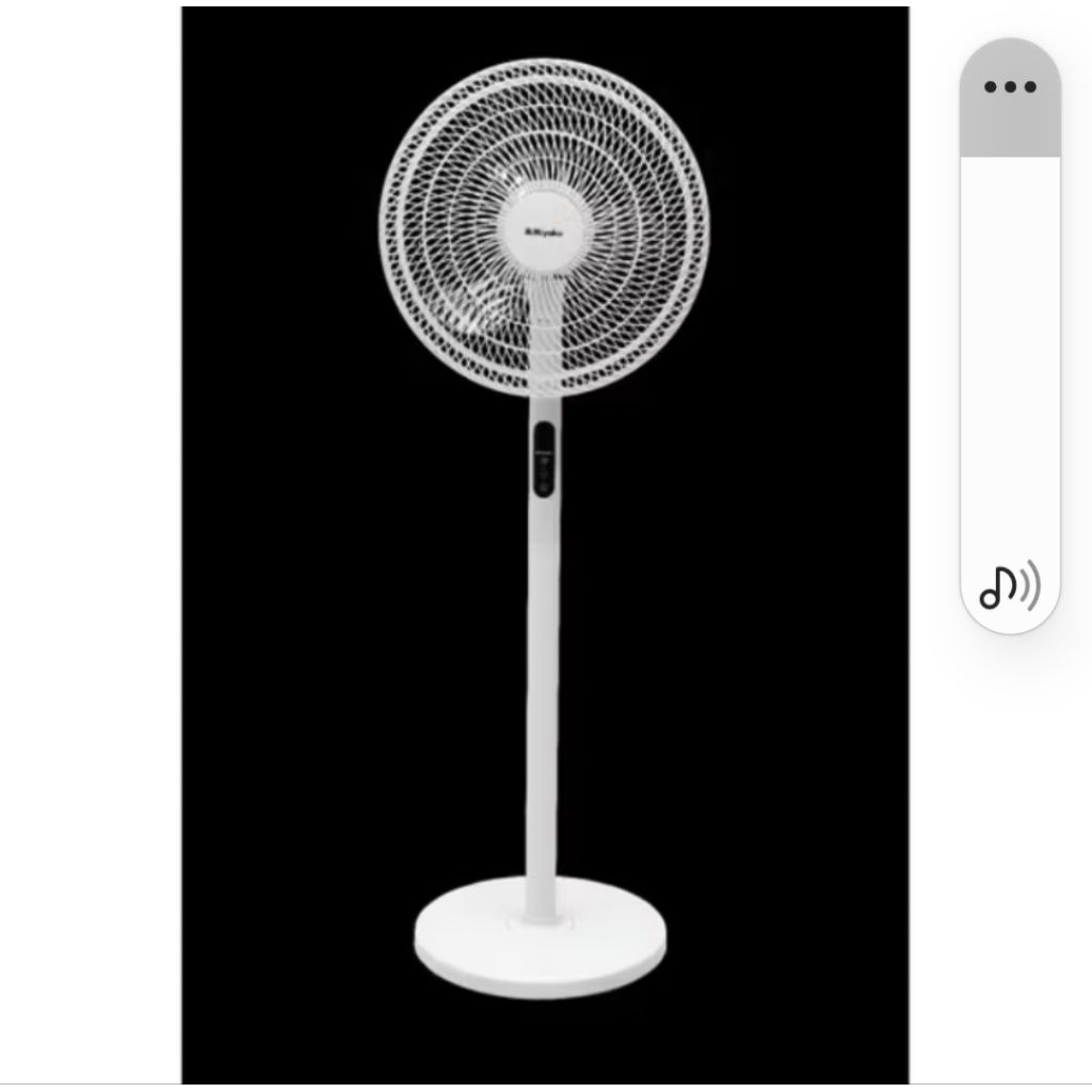 kipas angin berdiri miyako remot 16 in kulitas bgs