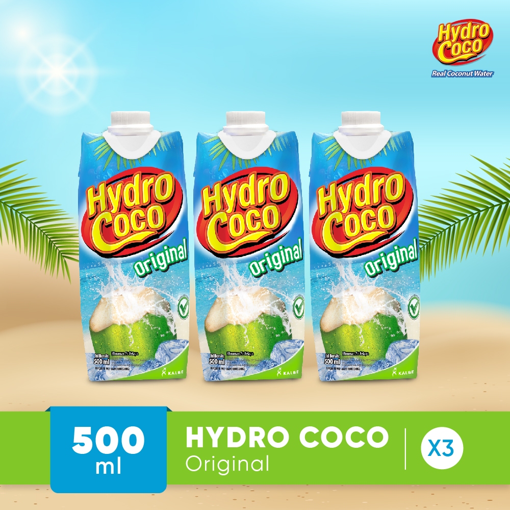 

Hydro Coco Kemasan 500ml - Isi 3