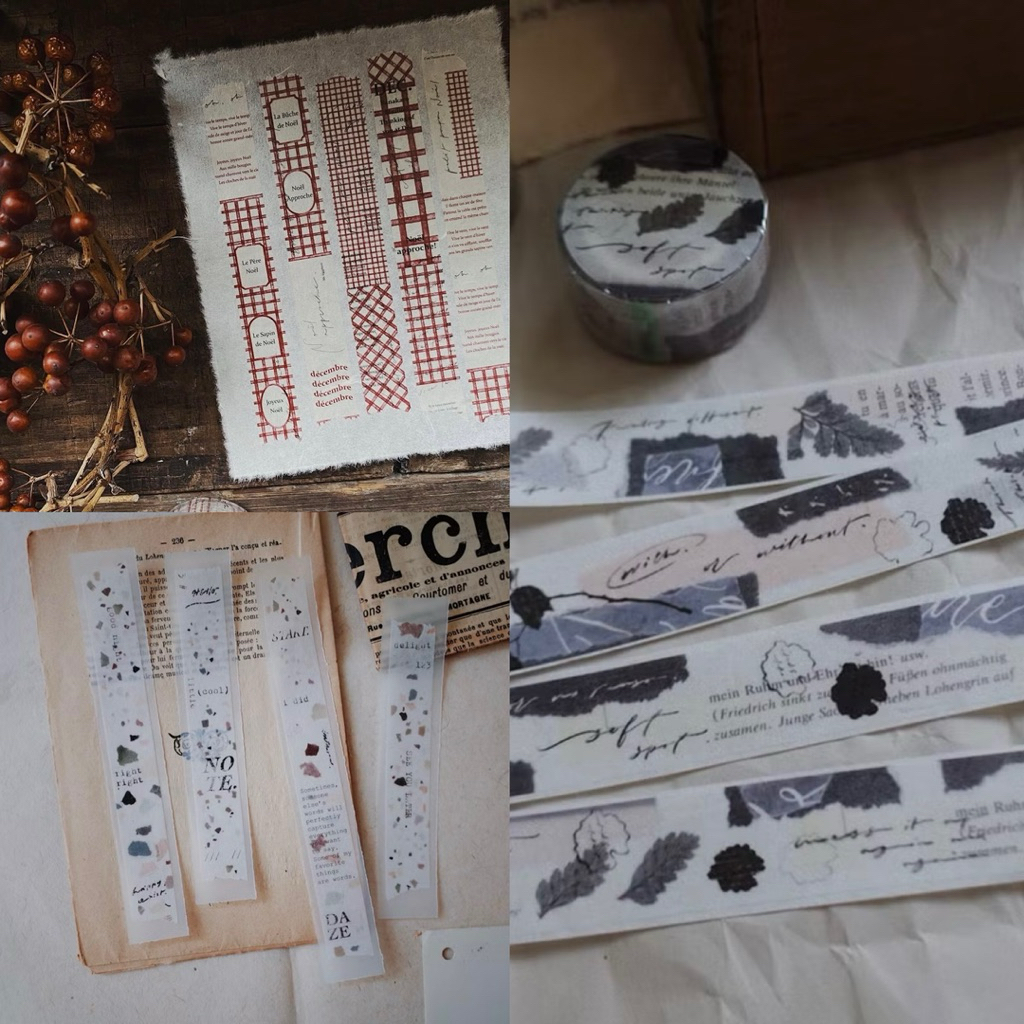 

Mr. Eggplants Washi Tape - cadeaux de noel / terrazzo / soft spot