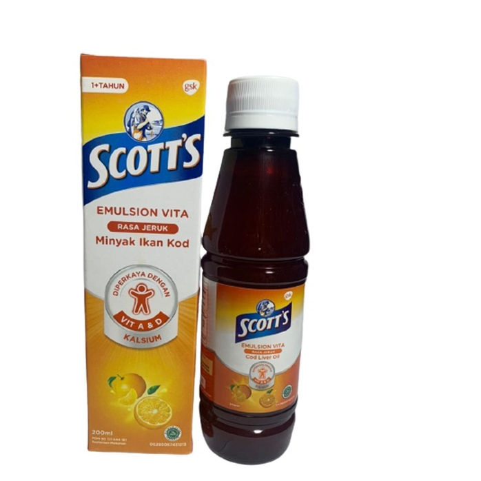 SCOTTS EMULSION VITA RASA JERUK 400ml / Scotts Emulsion