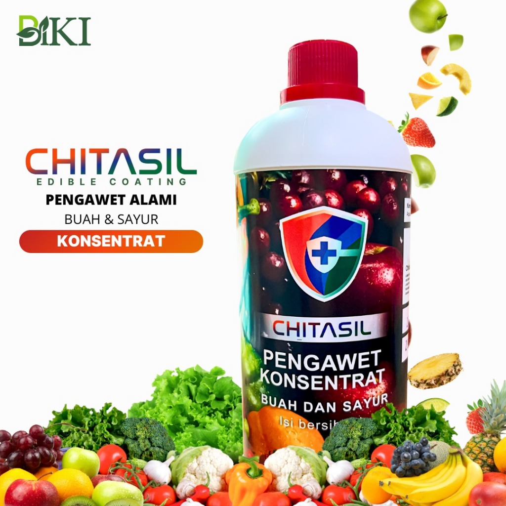 Chitasil Edible Coating Konsentrat  - Pengawet Alami Buah dan Sayur  1 Liter