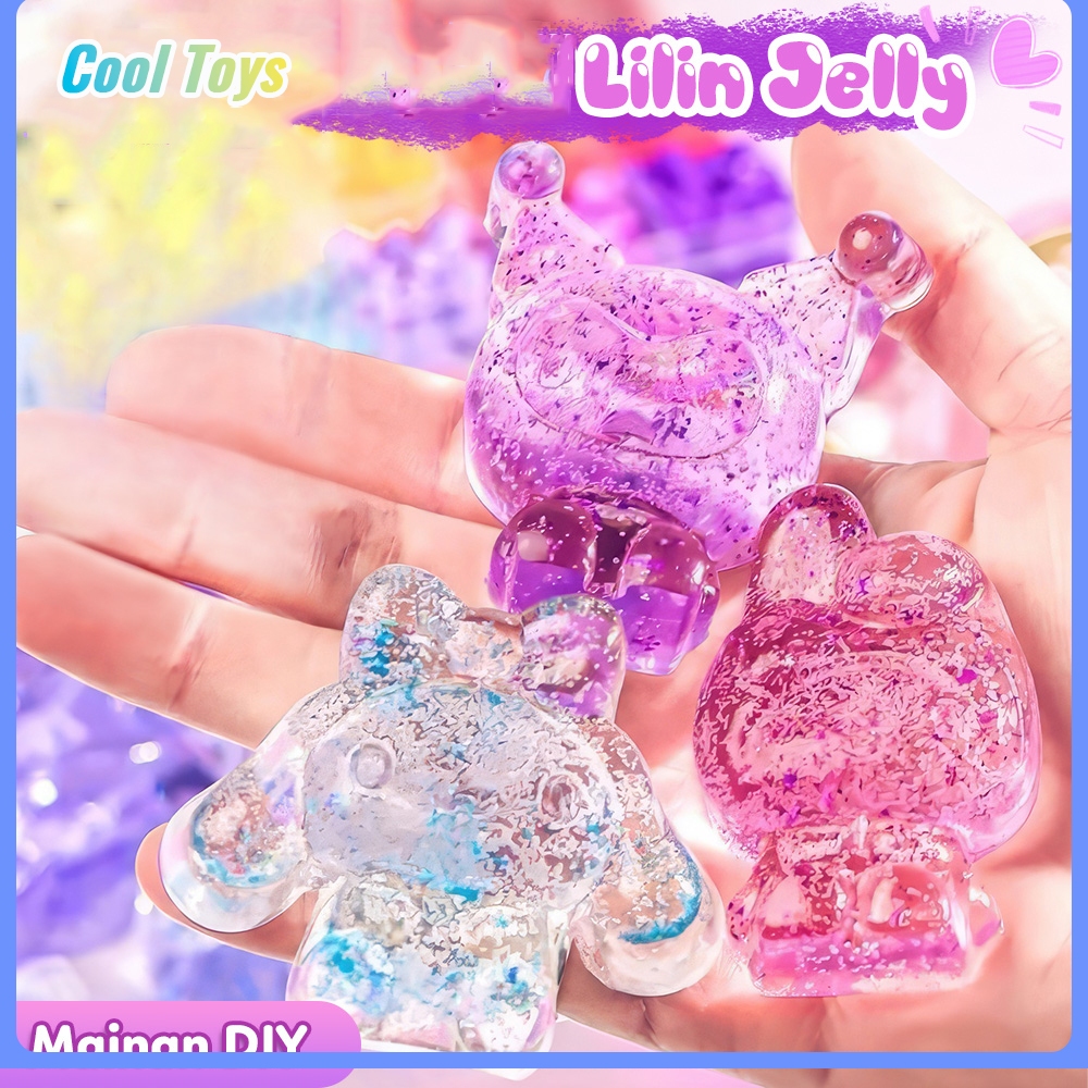 

Jelly Wax Fire Paint Sealing Wax Set Guka Mengadon Jelly Wax Kneading Fun Lilin Jelly Mainan Dekompresi DIY Anak-anak Perempuan