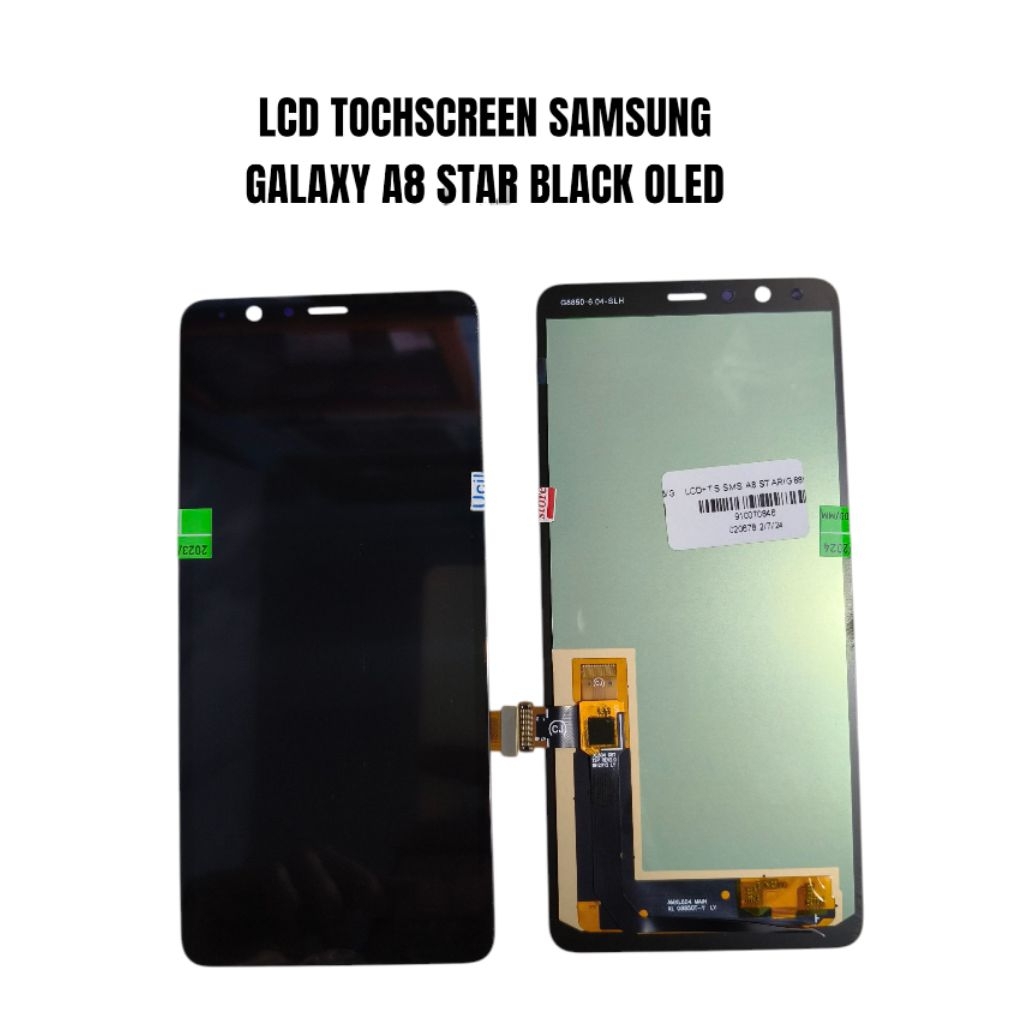 LCD TOCHSCREEN SAMSUNG GALAXY A8 STAR BLACK OLED