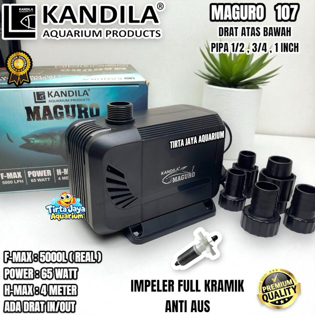 POMPA POWER HEAD KOLAM KANDILA MAGURO 107 5000L FILTER KOLAM