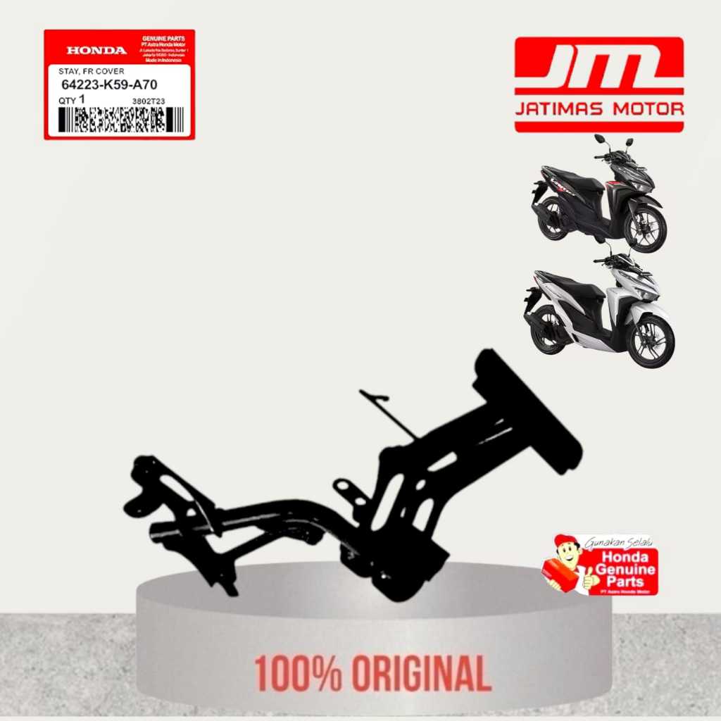 64223-K59-A70 Besi Dudukan Panel Tameng Vario 125 150 LED 2018 - 2021