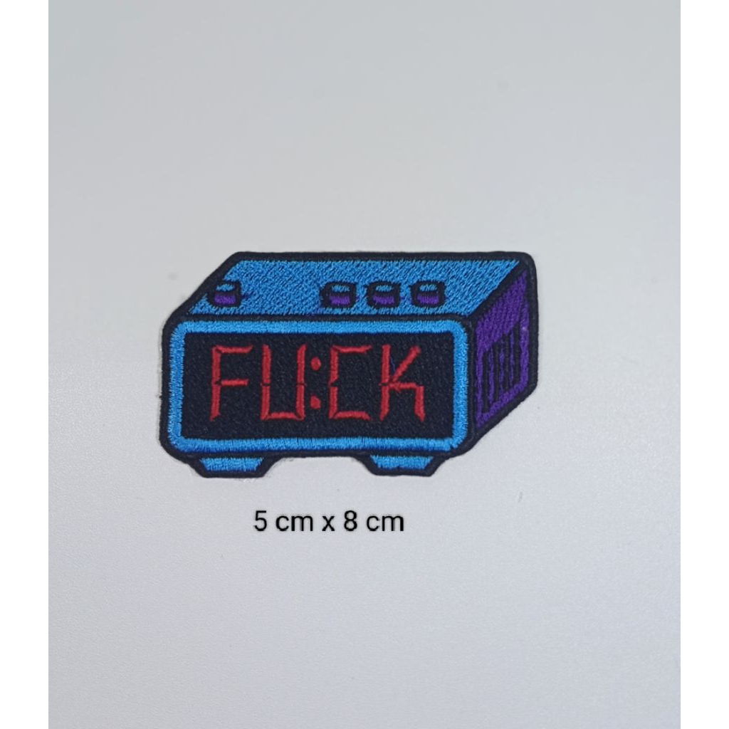 Patch Logo Emblem Bekker F**k + iron/lem