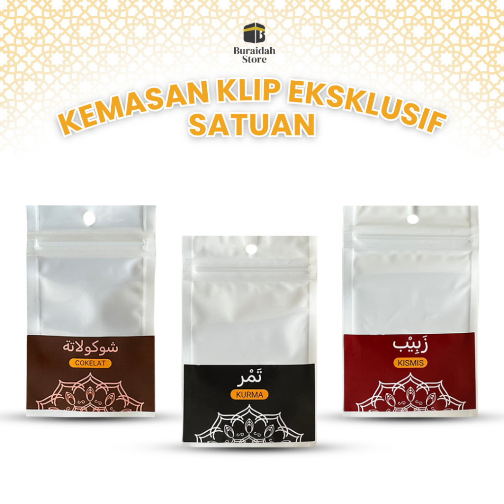 

Kemasan Klip Ekslusif Motif Kembang Satuan Ziplock Plastik Snack Souvenir Oleh Oleh Haji Umroh Premium