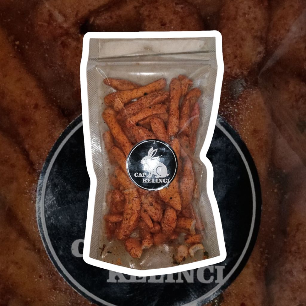 

Basreng 100 Gr | Jajanan Cap Kelinci 100 Gr, Pedas Daun Jeruk, Original | Basreng Murah | Terlaris