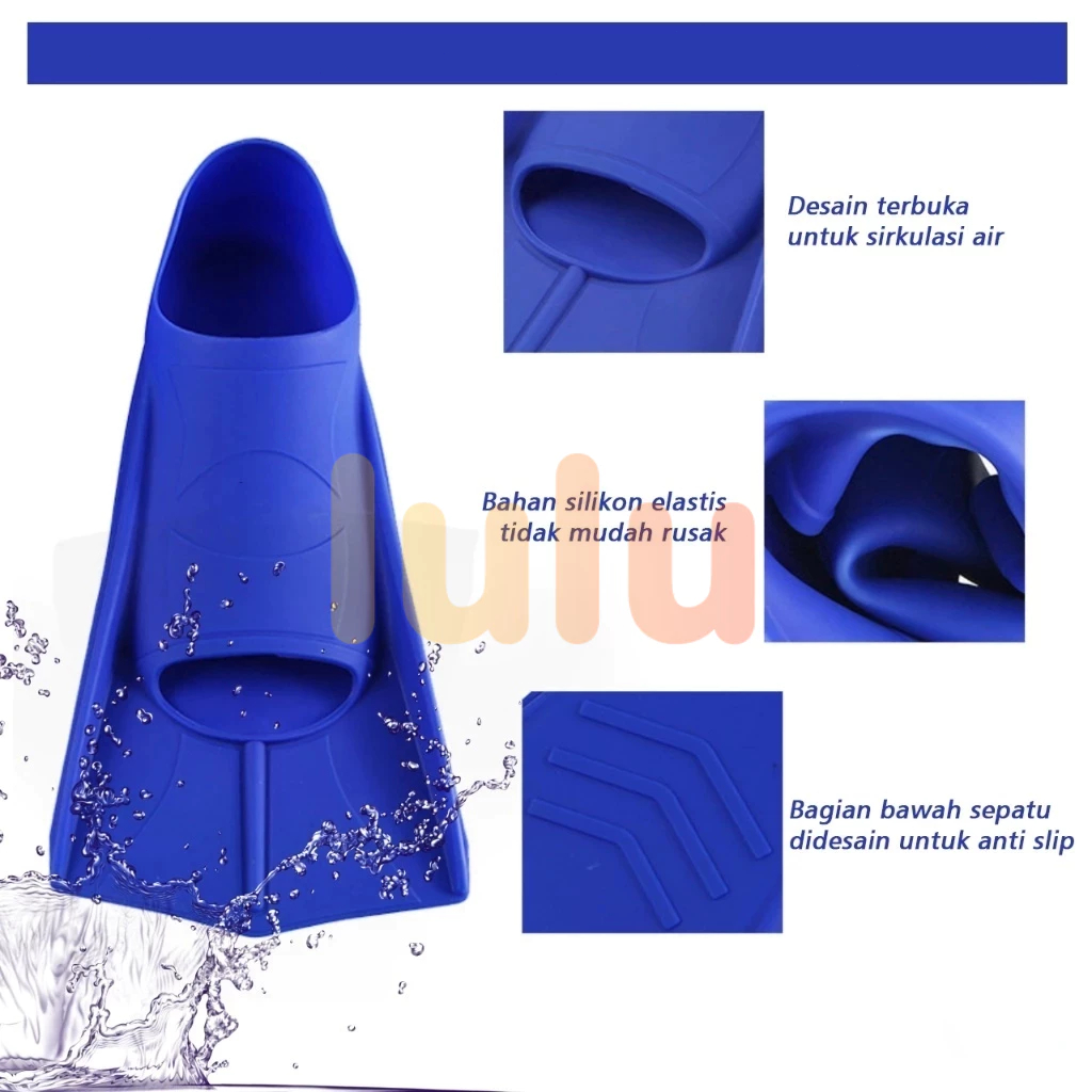 CodKaki Katak Renang Kaki Katak Snorkling Fin Snorkling Excellent Pendek Sepatu Renang Katak