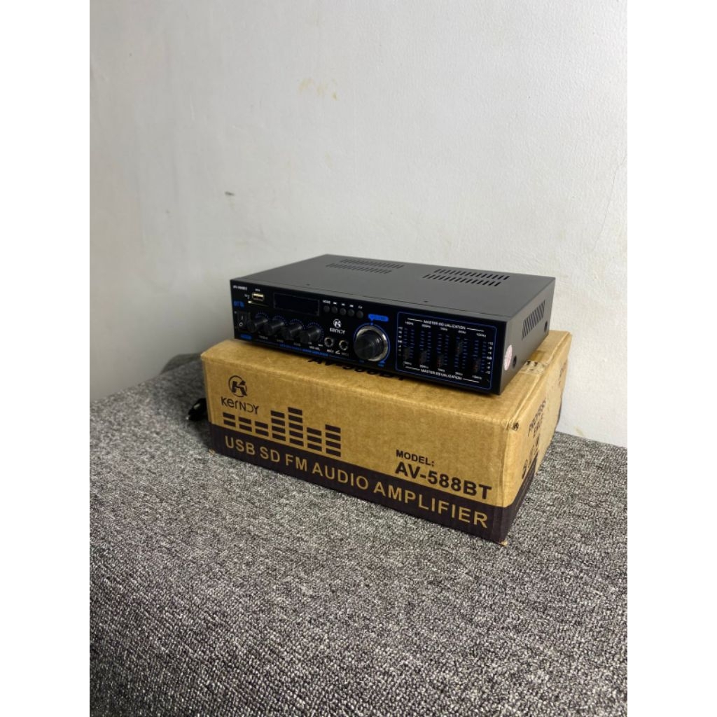 Kendy AV-588BT USB SD FM Audio Amplifier Bluetooth - Power Amplifier Karaoke & Musik