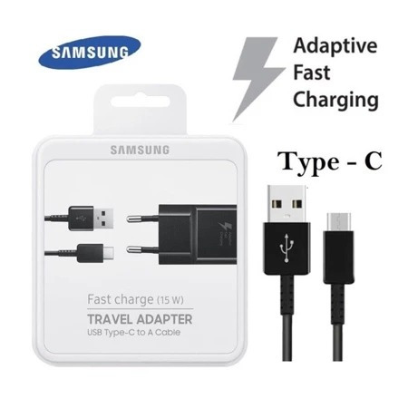 CHARGER SAMSUNG NOTE 9 NOTE 8 KABEL USB TYPE C 15W FAST CHARGER