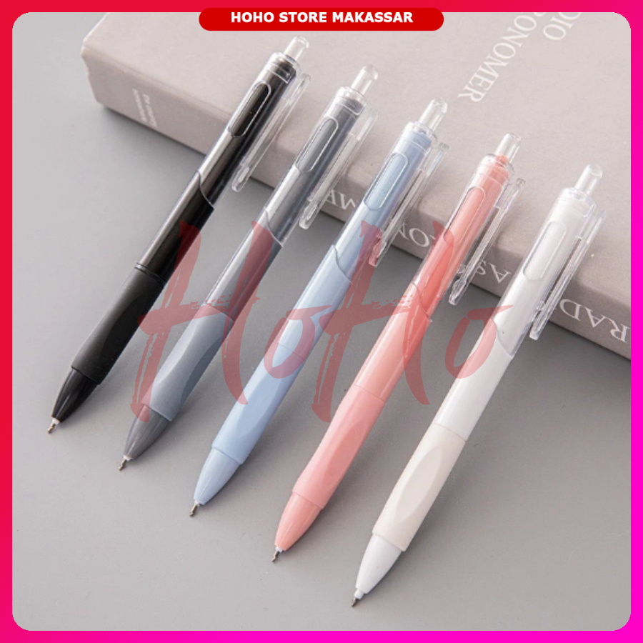 

Pena Cetekan TINTA HITAM Bolpoin Mekanik Estetik Aesthetic Pen Pulpen Gel Retractable 0.5mm - PEN7