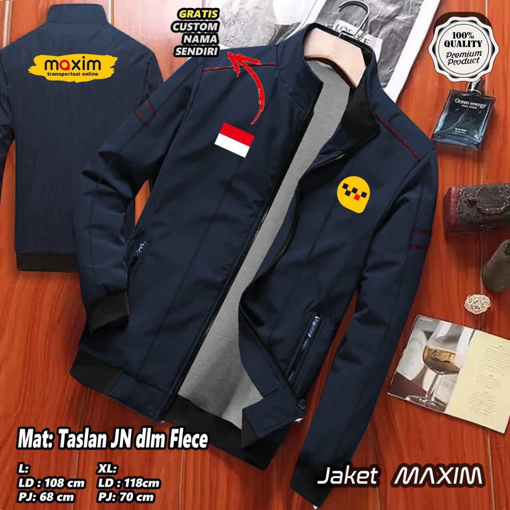 BB MAXIM / JAKET BOLAK BALIK MAXIM / MAXIM DRIVER / JAKET BB MAXIM / JAKET DRIVER / JAKET MAXIM / JA