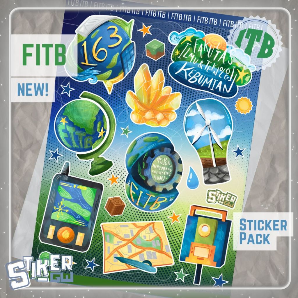 

[NEW] Sticker Pack FITB ITB | STIKER FAKULTAS ILMU DAN TEKNOLOGI KEBUMIAN INSTITUT TEKNOLOGI BANDUNG | StikerGW