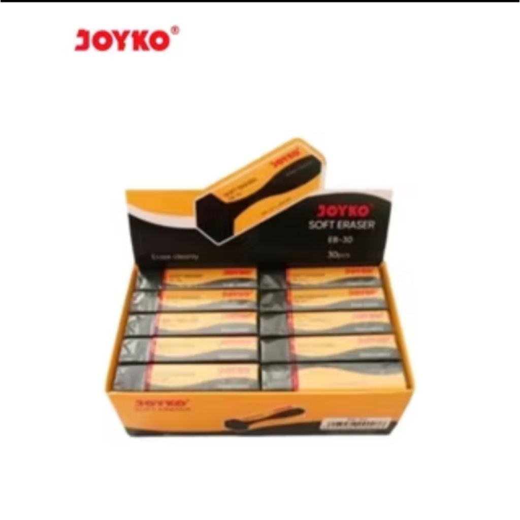 

Stip Joyko EB-30 Hitam Panjang / Soft Eraser / Penghapus / Eraser Joyko EB-30