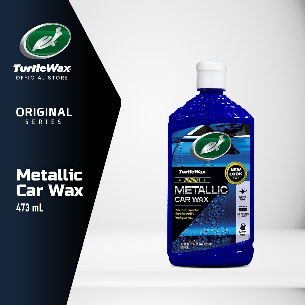 Turtle Wax Metallic Car Wax T-157I Obat Poles Pengkilap Body Silicone Silikon Glaze Metalic 473mL Or