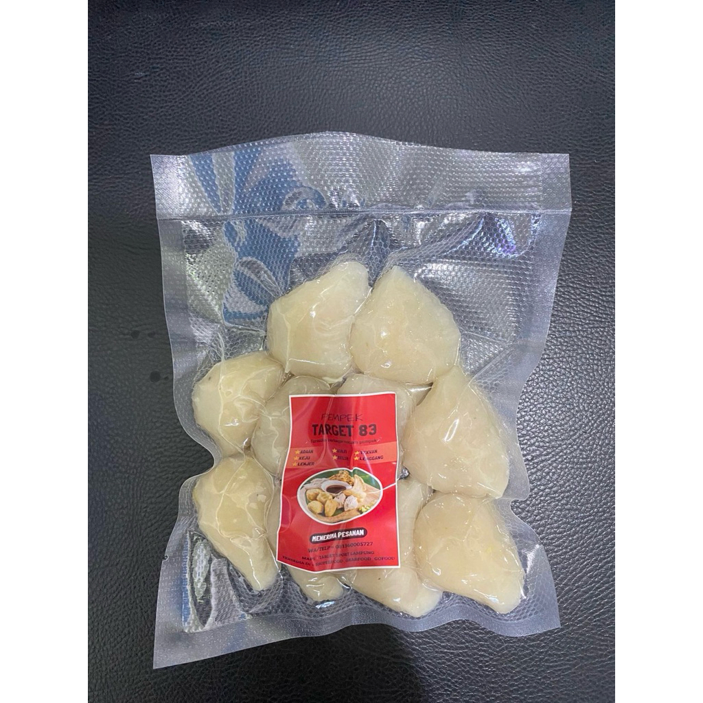 

Pempek Frozen paket Request isi 10 hanya telur | 1 pack isi 10 isinya hanya telur extra cuko pedas dan kental