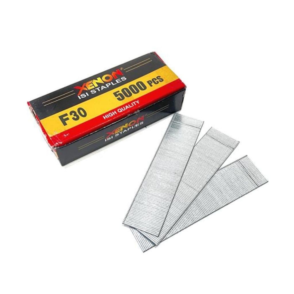 

Xenon Isi Steples Paku Tembak/ F30 / Refill Isi Mata Steples Air Nailer SteplerGun 5000PCS - F30