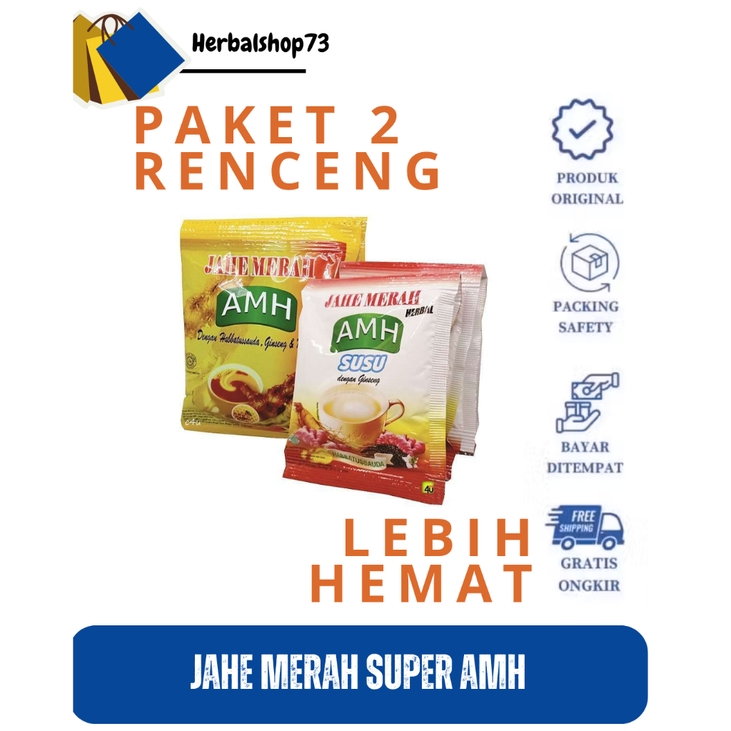 

Minuman Jahe Merah Super AMH Sachet 2 Renceng | Harga Murah Grosiran