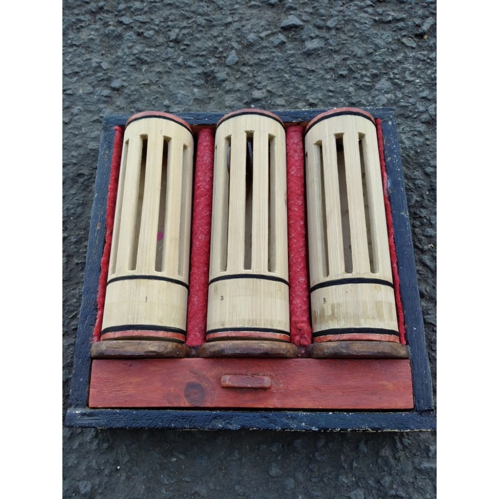 kandang/ bumbung jangkrik aduan 3 slobong