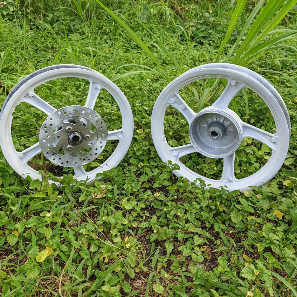 VELG DEPAN BELAKANG YAMAHA MIO M3 MIO Z MIO S ASLI ORIGINAL COPOTAN 2PH