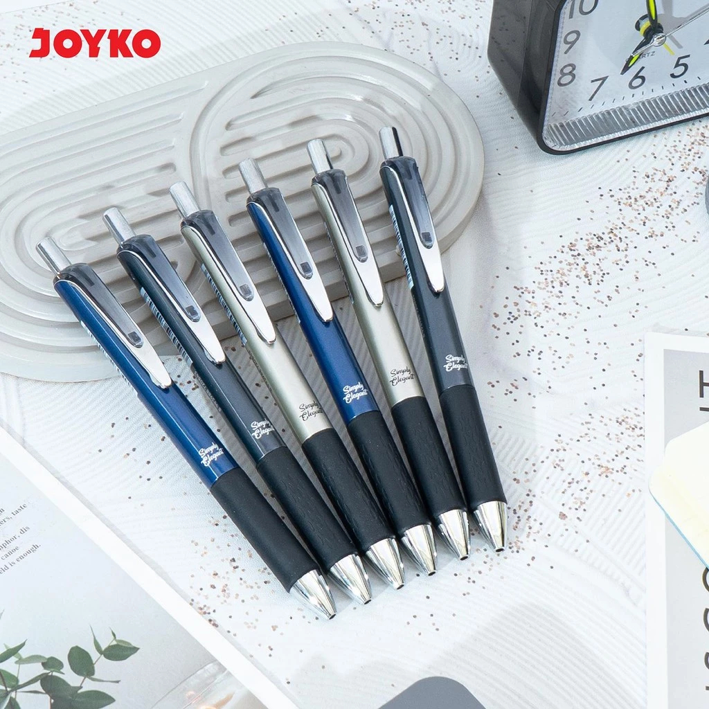 

Pulpen Gel Joyko GP-421 0.5 mm Simply Elegant Pulpen Tinta Gel Joyko (1 Pcs)