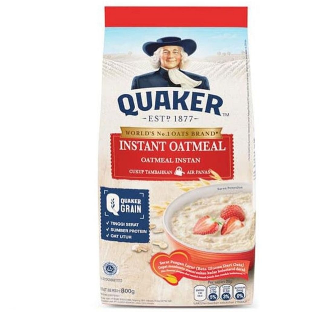 

Quaker Instant Oat Meal Bag (800 Gr)