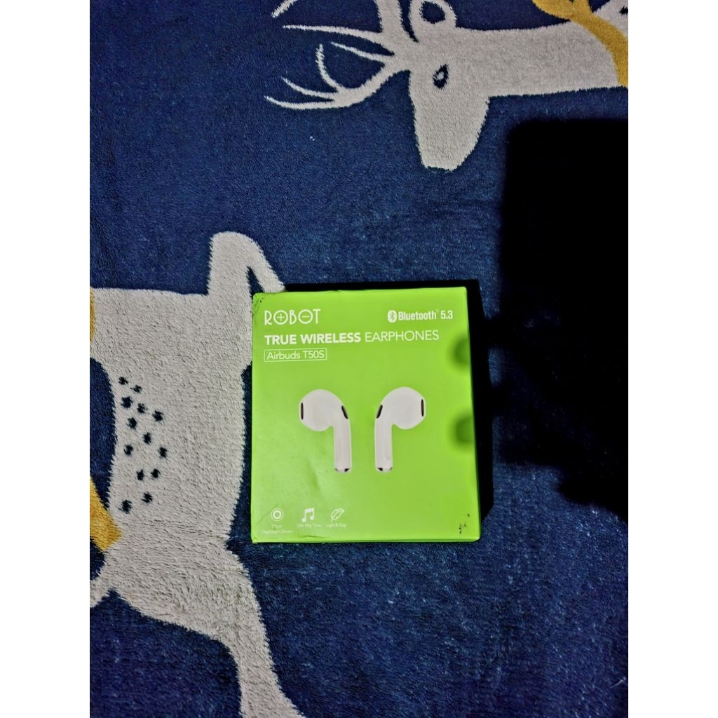 TWS Robot T50s / Robot Airbuds / Headset Robot Original WaterProof