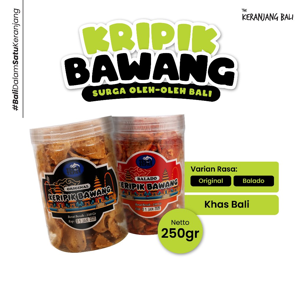 

The Keranjang Bali Keripik Bawang Khas Bali
