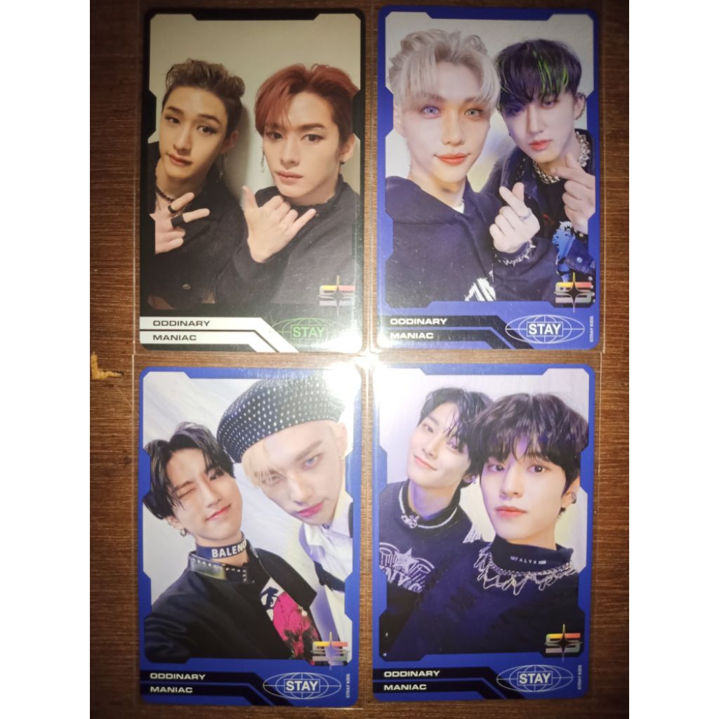 Stray Kids Oddinary Photocard Trading Card set bang chan lee know, changbin felix, han hyunjin, seun