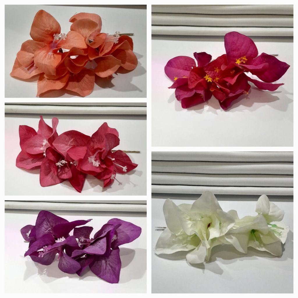 cucuk semanggi bunga kertas untuk sanggul