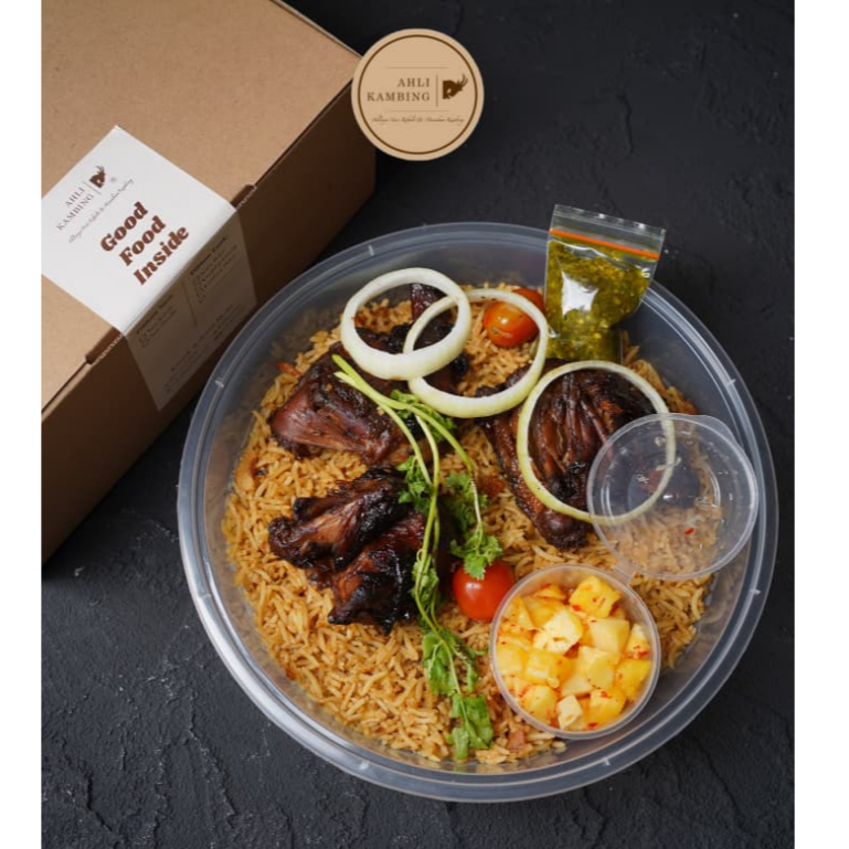 

Nasi Kebuli/Mandhi Loyang 3 Porsi by Ahli Kambing