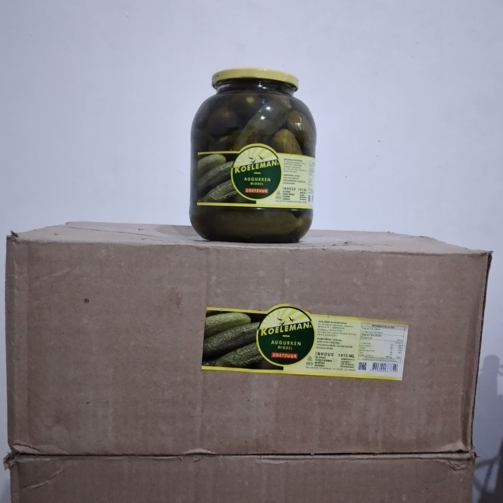 

koeleman gherkin ukuran besar 1,415 ml [ 1 karton ] khusus instant