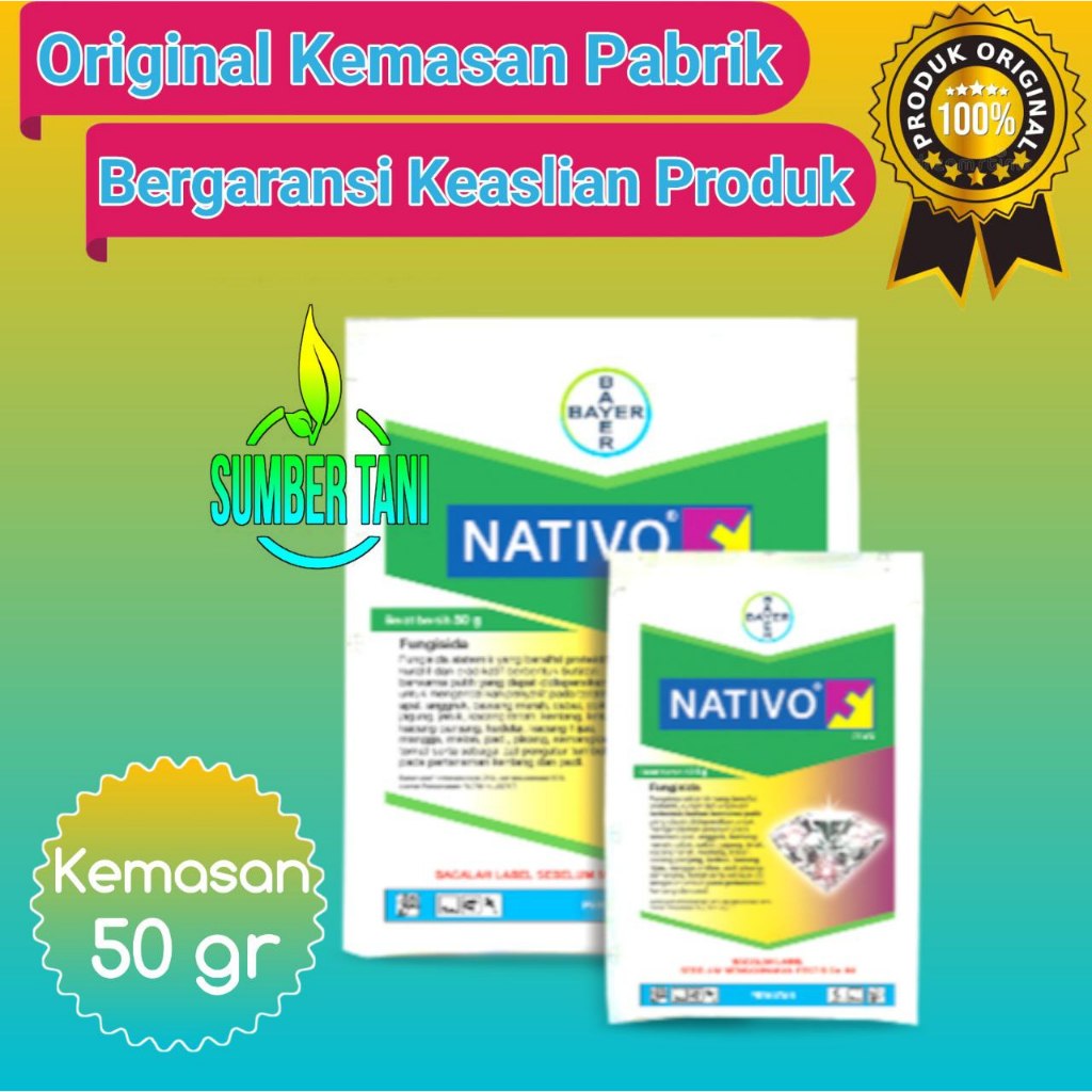 

Fungisida Nativo 75 WG (Kemasan Baru) - 50gr