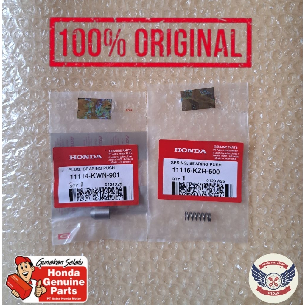 Plug Pen Pin + Spring Pir Tahanan Bearing Laher Lahar Push - Vario 125 FI Injeksi Old , Vario 125 15