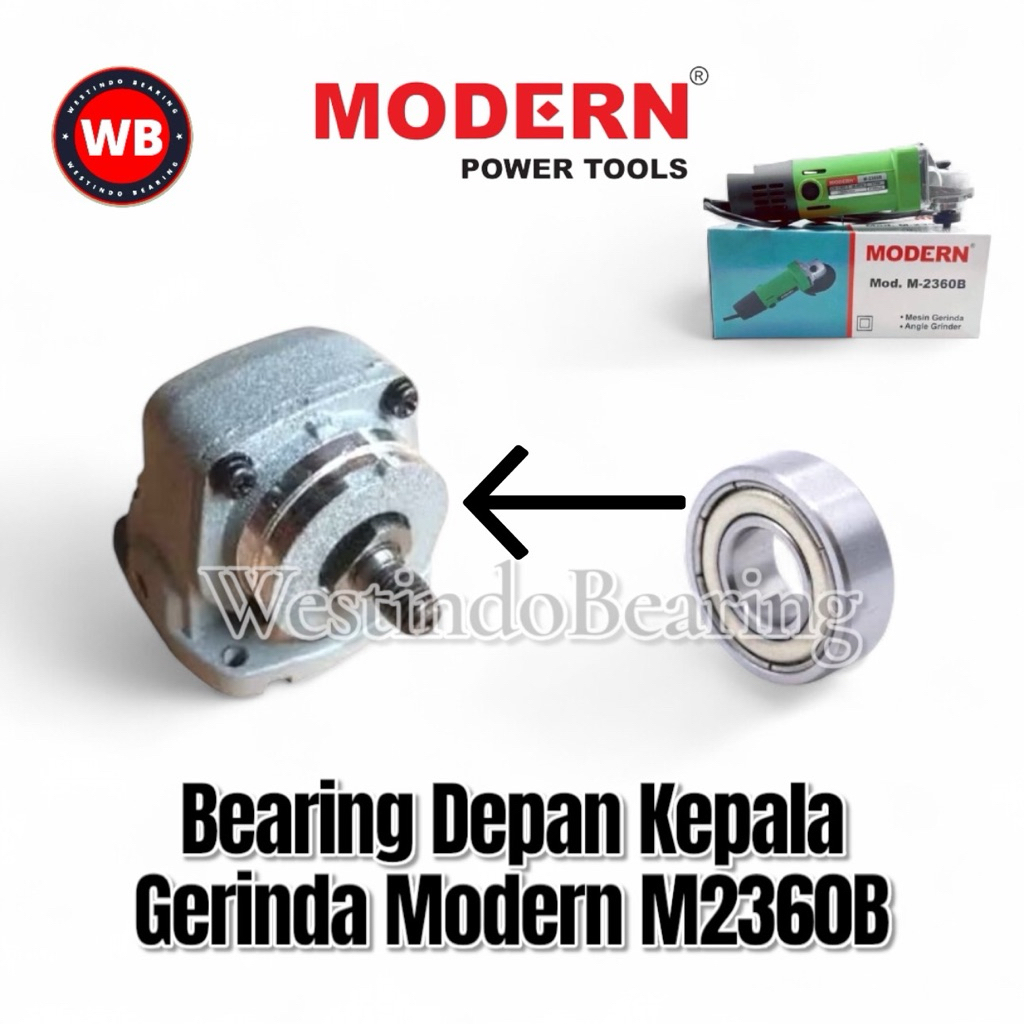 Bearing Depan Kepala Gerinda Mesin Gerinda Modern M2360B Laher Laker Lahar Spindle Kepala Mesin Geri