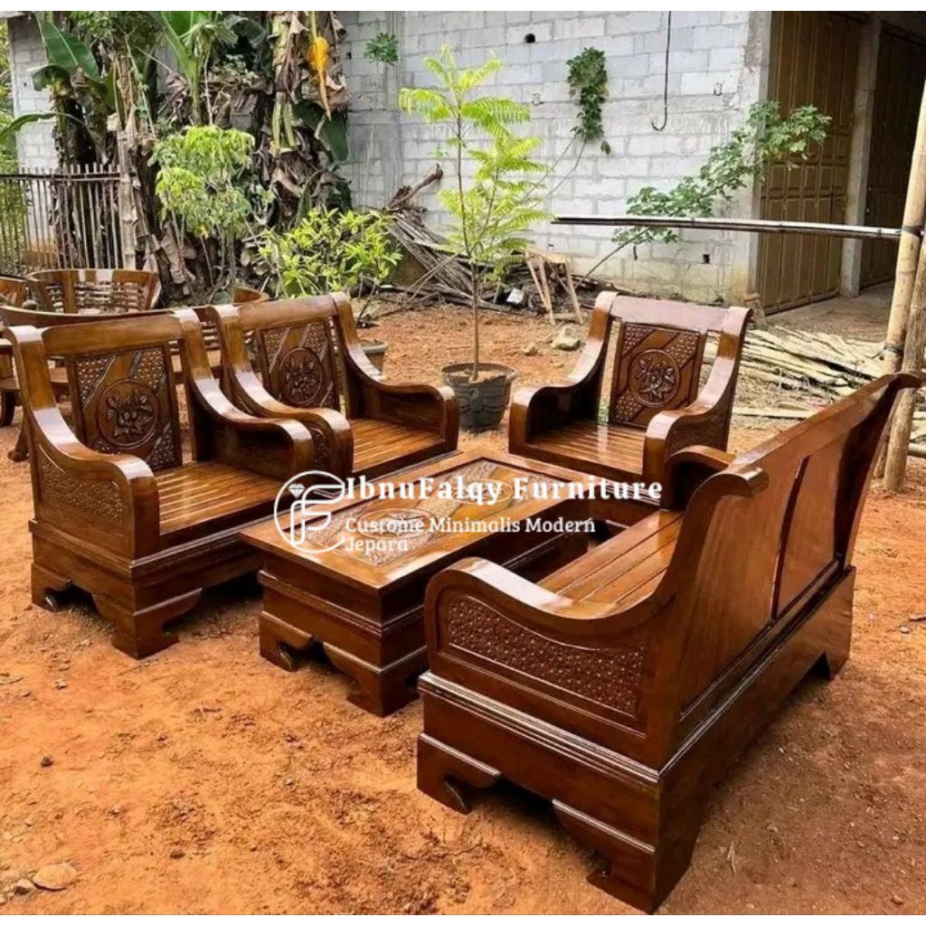 Kursi Tamu Semut, Kursi Tamu Semut Jati, Kursi Tamu Semut Minimalis Jati Jepara, Jual Kursi Tamu Mur