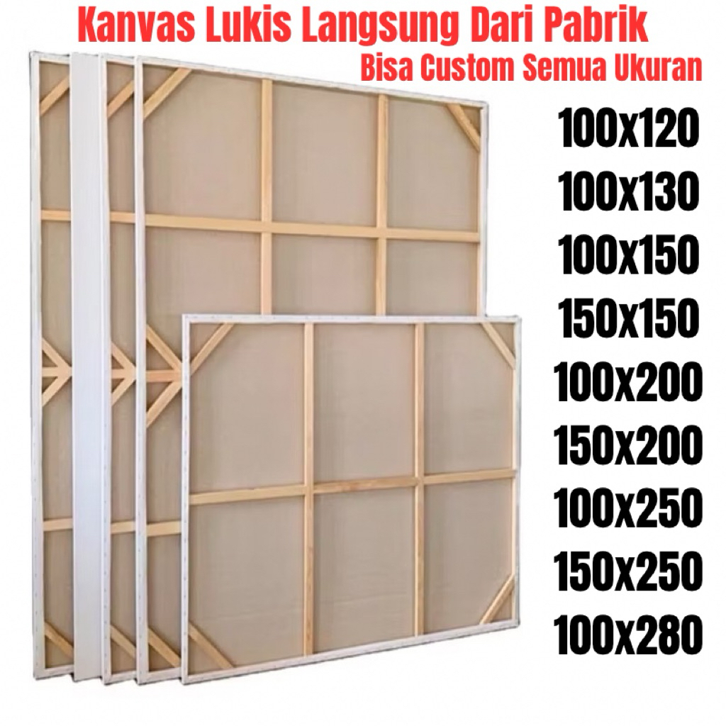

kanvas lukis Besar 150x150 CM Bisa custom semua ukuran Canvas Lukis sudah siap di gunakan