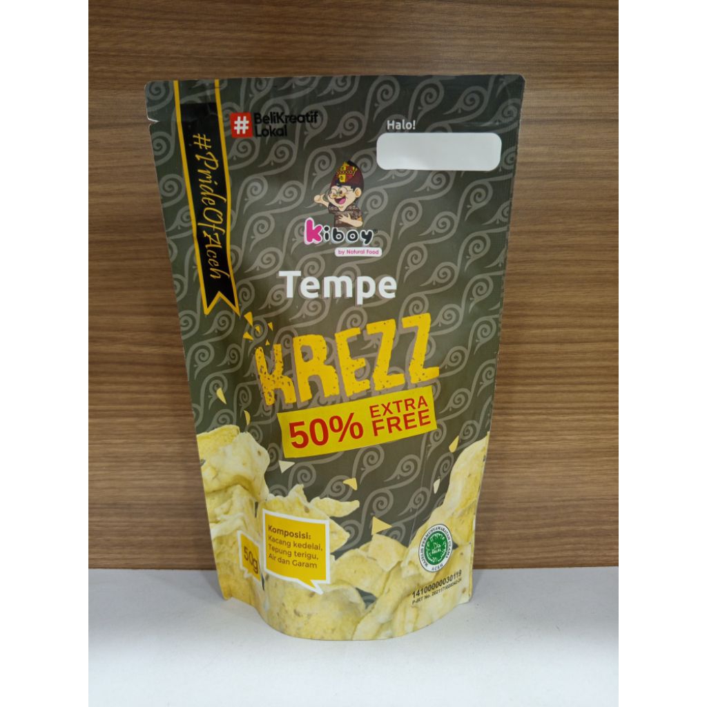 

snaks khas aceh, keripik tempe