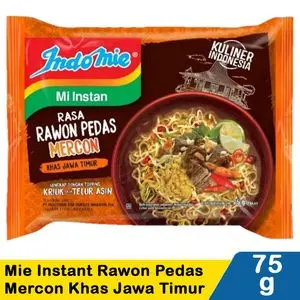

Indomie Rawon Pedas Mercon 75gr / Indomie Rawon