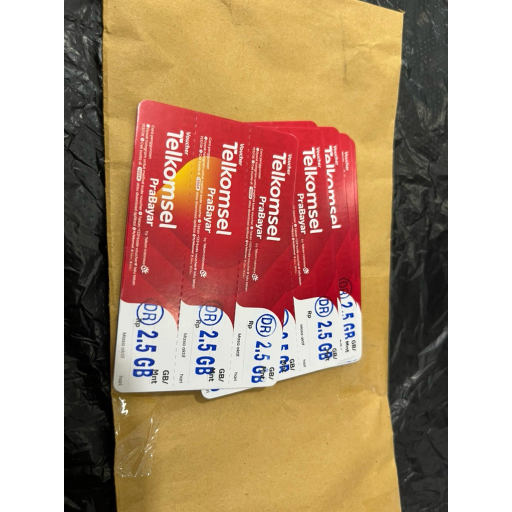Vocher Telkomsel 2,5 GB
