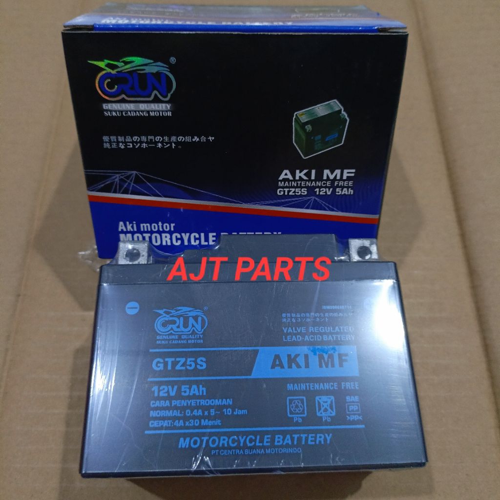 AKI GTZ5S CRUN ORIGINAL AKI GTZ5 CRUN