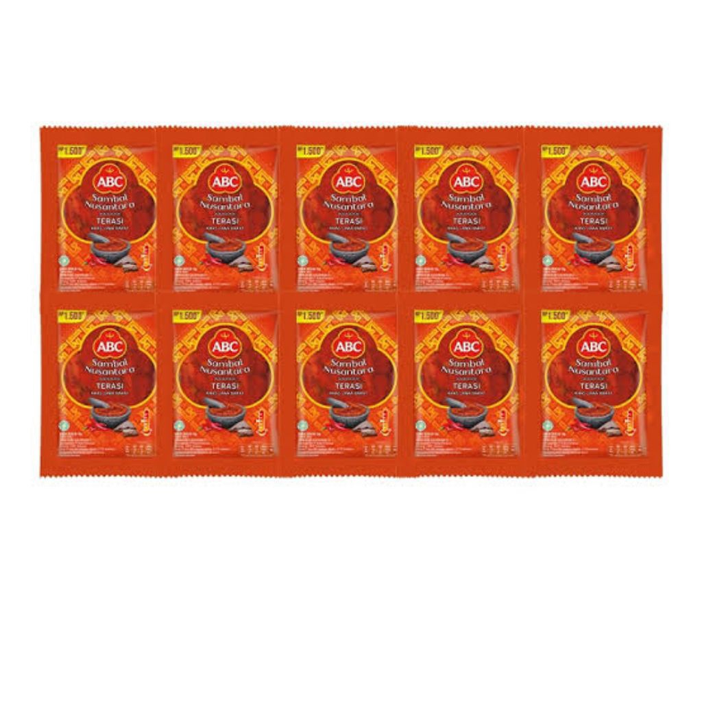 

ABC Sambal Nusantara Terasi 10renceng/carton