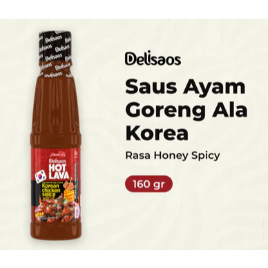 

MamaSuka Delisaos Hot Lava Saus Ayam Goreng Ala Korea Honey Spicy 160 gr