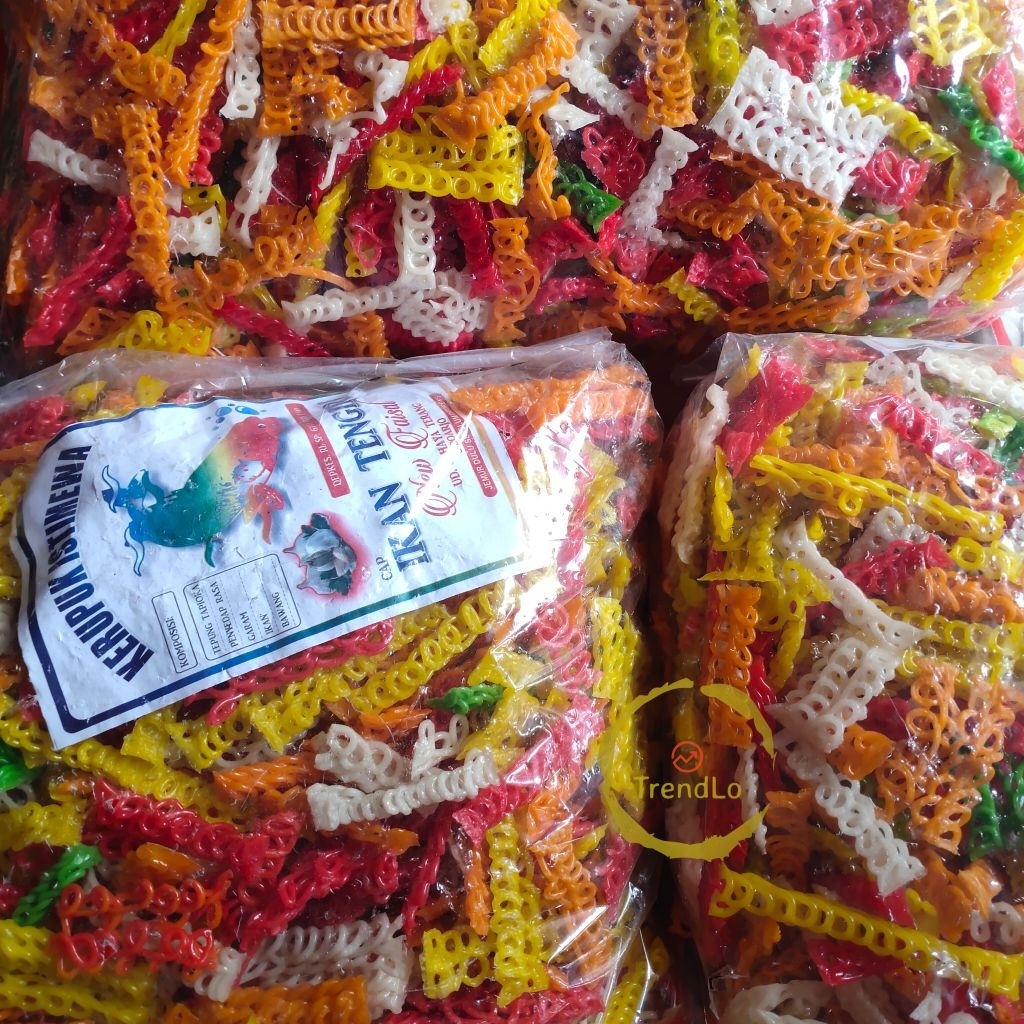 

[1kg, 5kg] Kerupuk Mentah Tangga Taraje Rantai Untuk Seblak - Trendlo