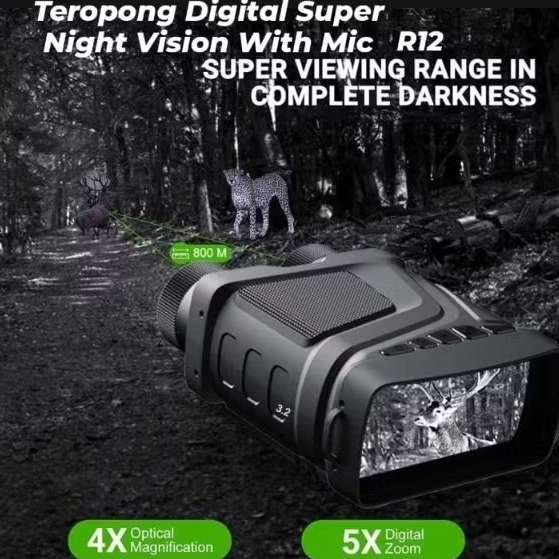 Teropong Binocular Night Vision Teropong Digital Recorder Night Vision 1080p Zoom With Mic