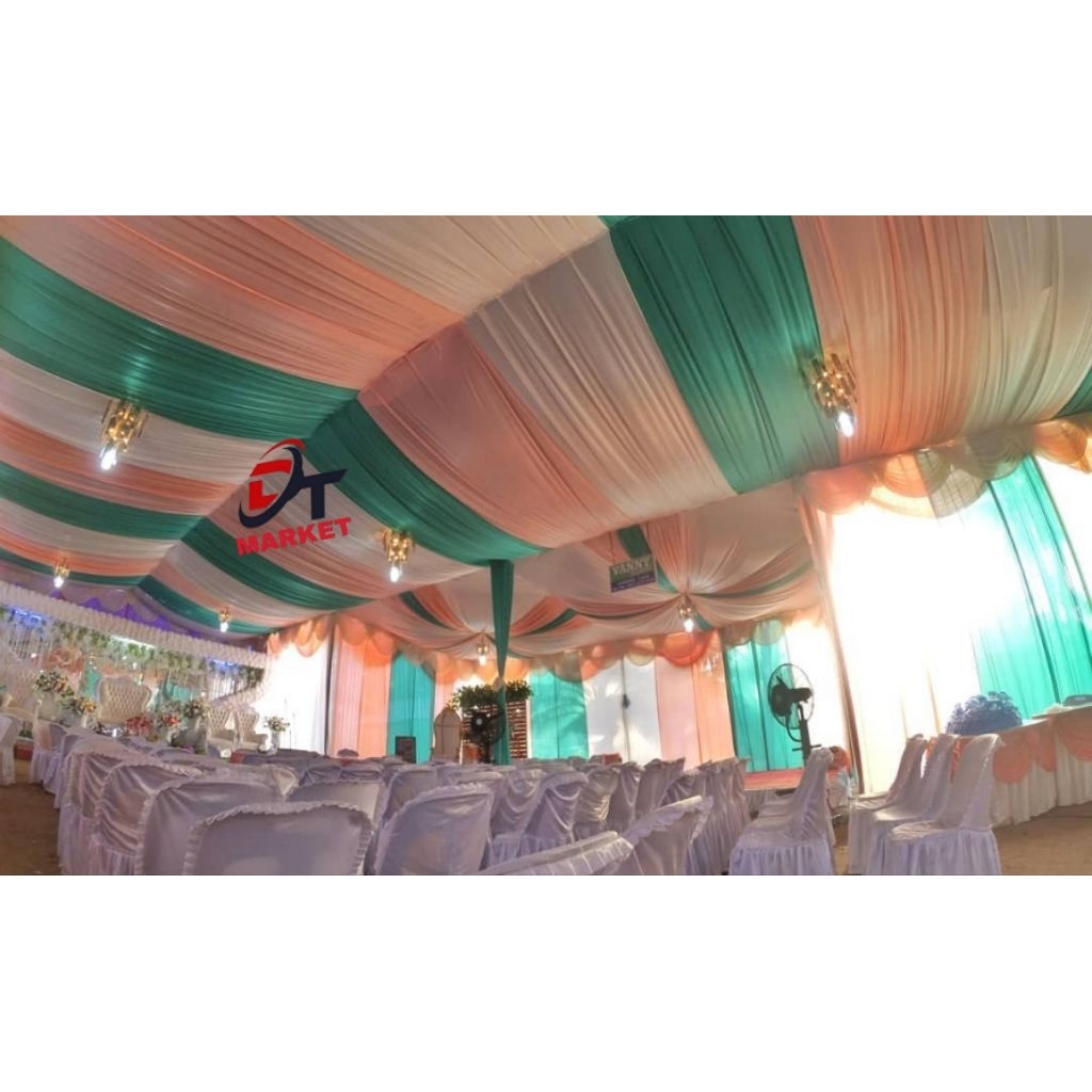 Plafon tenda galengan/ombak