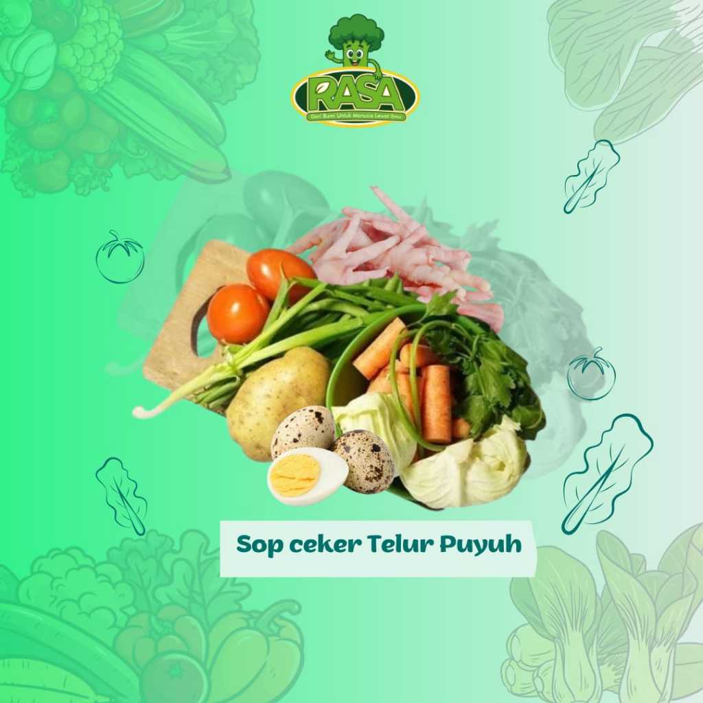 

Sop Ceker Telur Puyuh