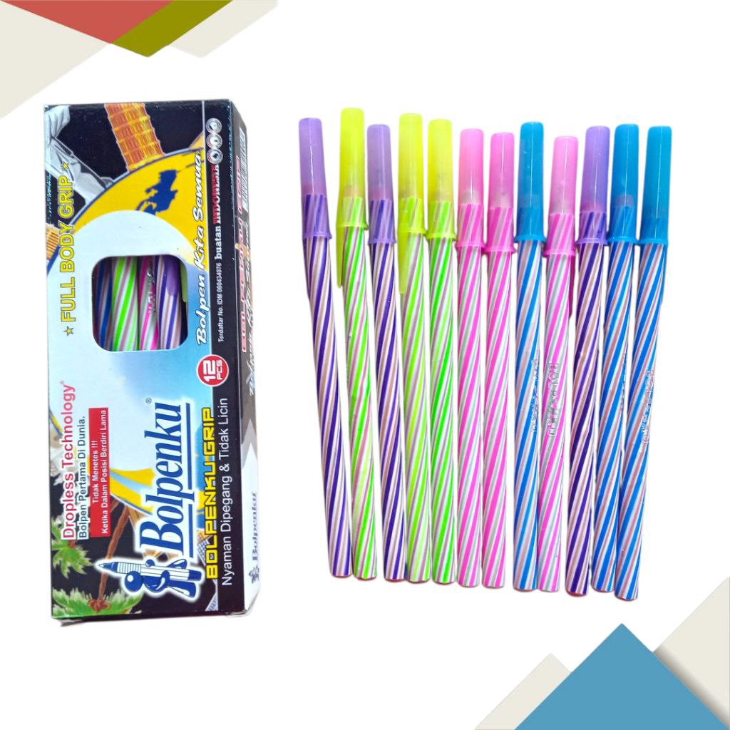 

(Satuan) Pulpen Lilin Bolpenku Grip Lilin Spiral