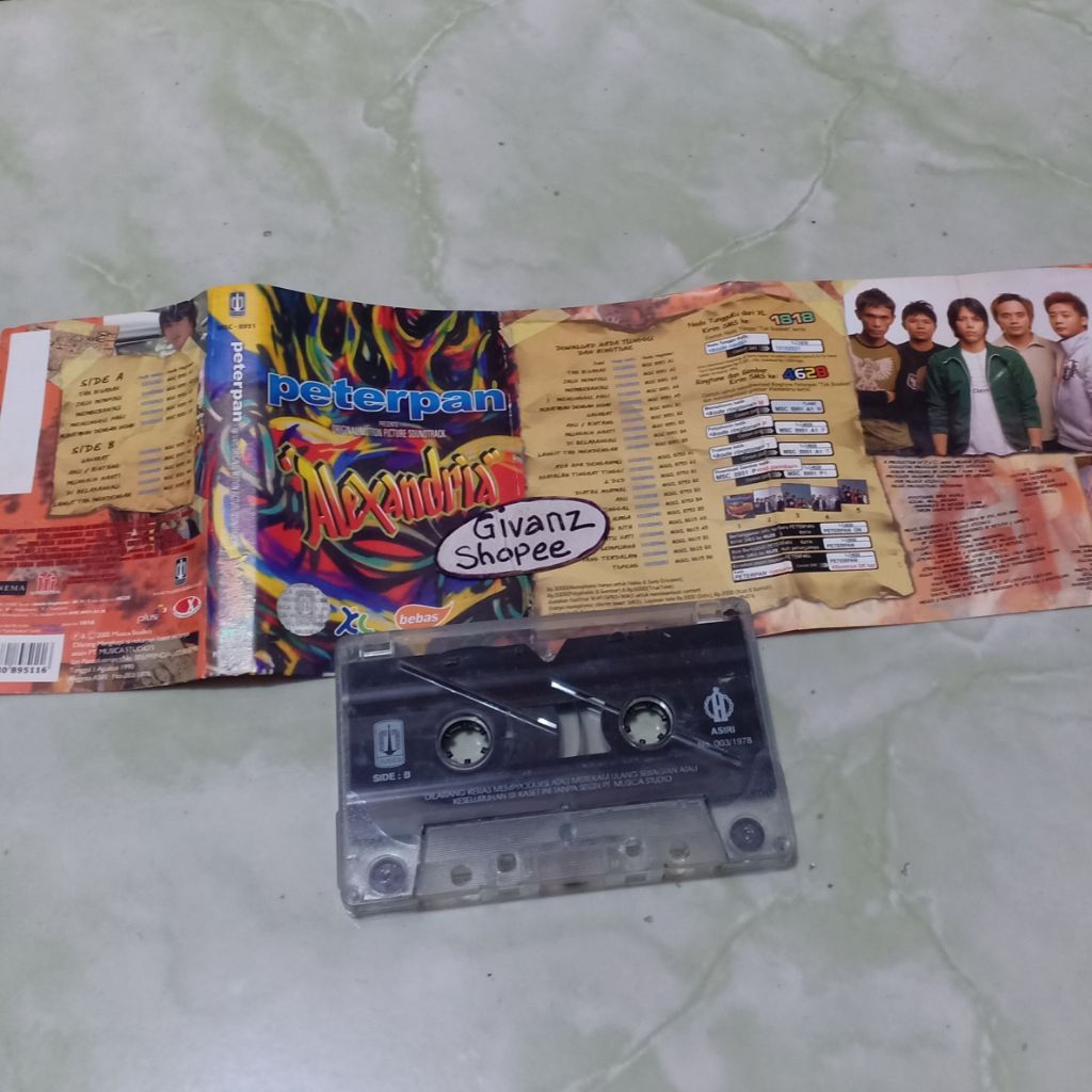 kaset pita PETERPAN - Alexandria (Original Motion Picture Soundtrack)